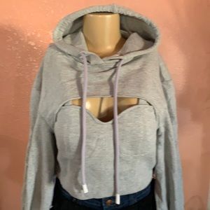 Gently-Love Crop Hoodie